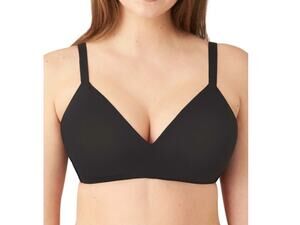Wacoal Black How Perfect Wire Free Stretch Foam Cups T-Shirt Bra Size 32DDD